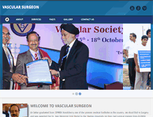 Tablet Screenshot of chennaivascularsurgeon.com